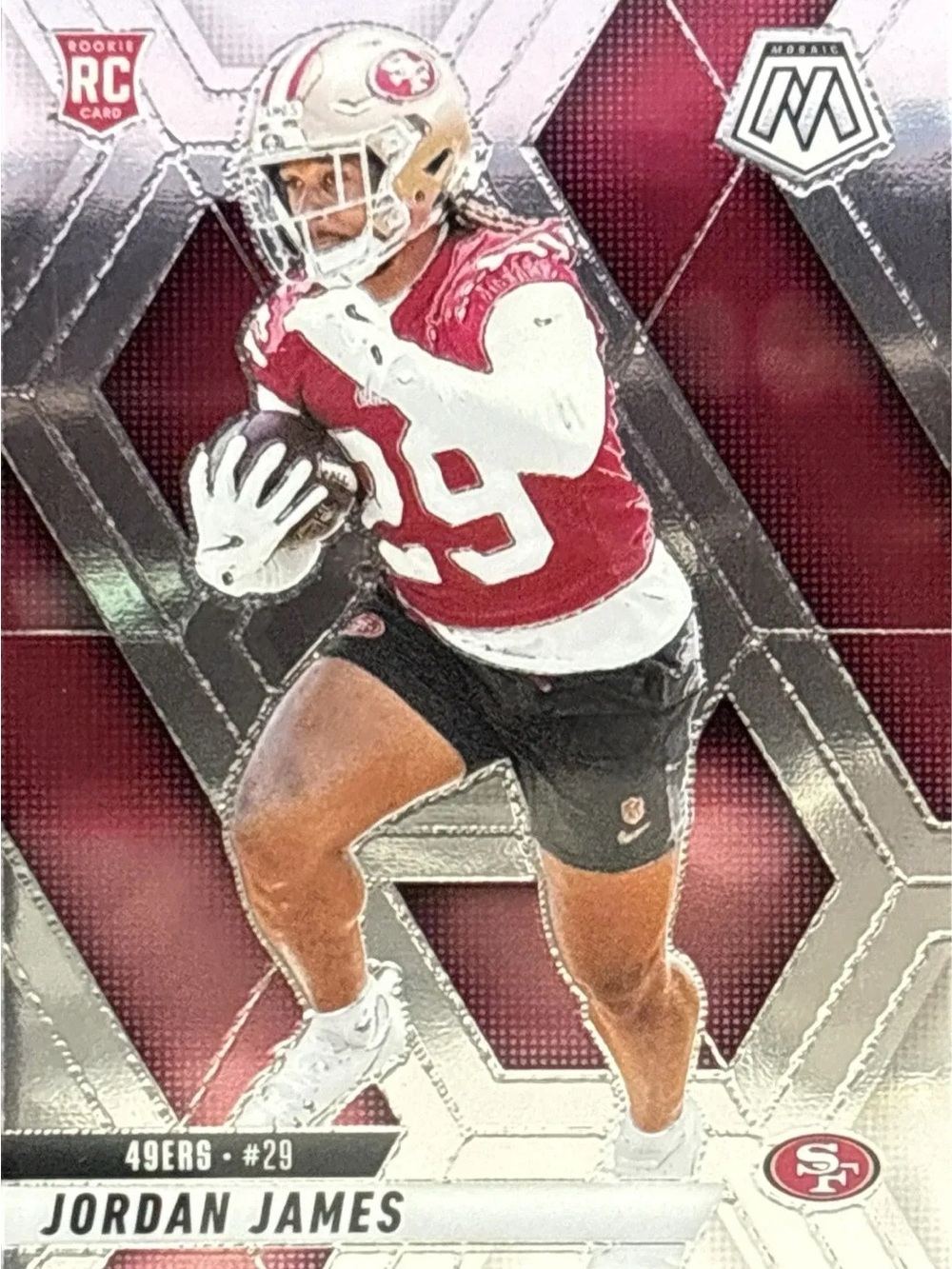 Panini Jordan James Rookie Football Trading Card